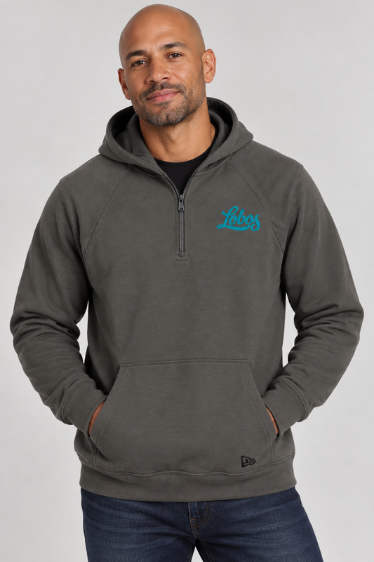 Lobos Script - New Era STS 1/4-Zip Hoodie