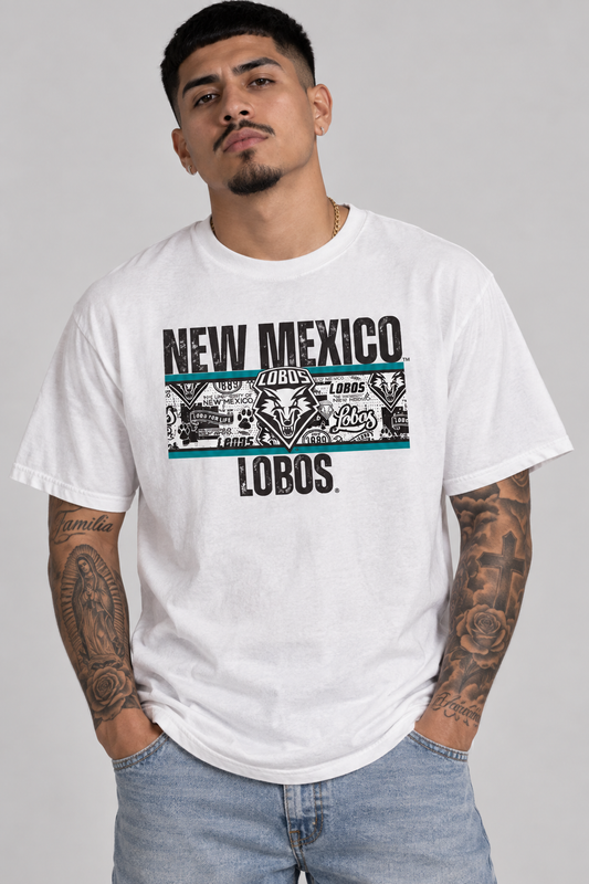 Lobos Heritage Collage - Comfort Colors Ringspun Short Sleeve Shirt