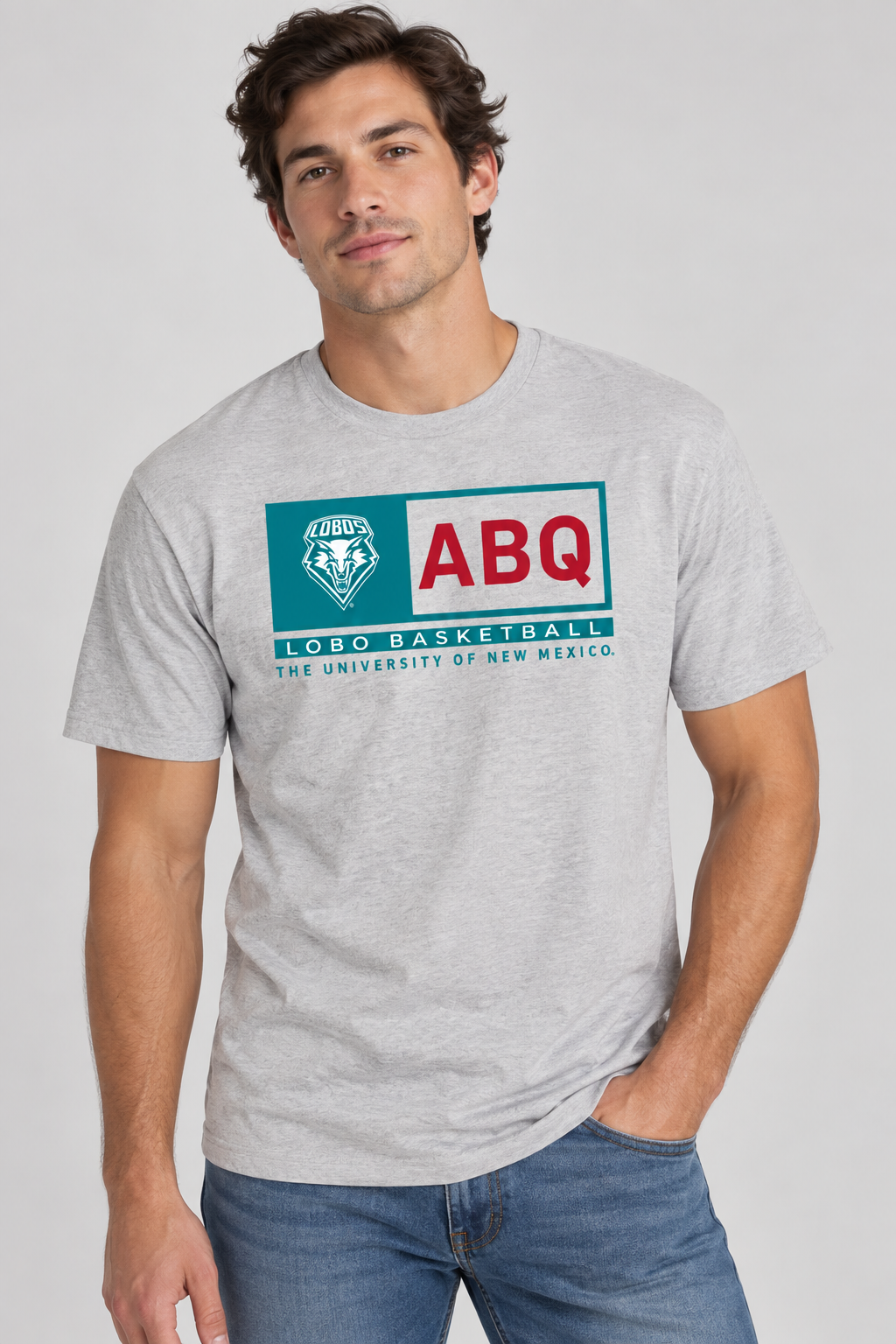 ABQ Heritage Basketball - Bella + Canvas Jersey Tee