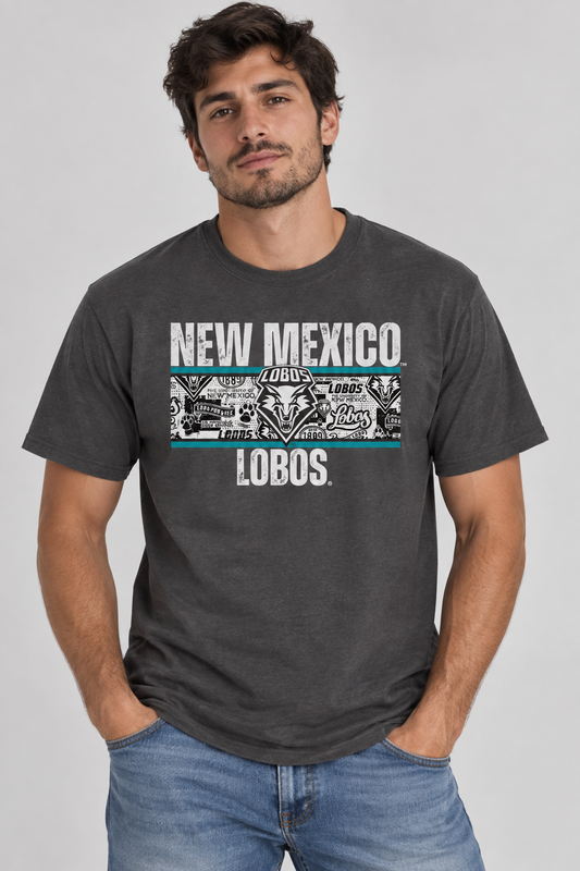 Lobos Heritage Collage - Port & Company Fan Favorite Tee