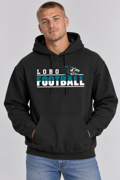 Lobo Football Classic - Lane Seven Unisex Premium Pullover Hooded Sweatshirt