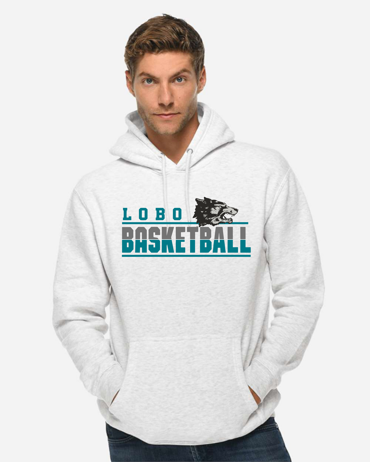 Lobo Basketball Classic - Lane Seven Unisex Premium Pullover Hooded Sweatshirt