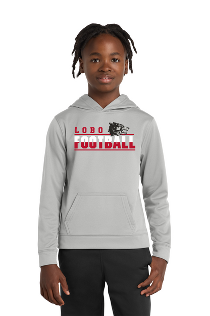 Lobo Football Classic - Port & Company Youth Performance Fleece Pullover Hooded Sweatshirt