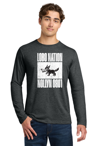 Lobo Nation Vintage - Gildan Softstyle Long Sleeve T-Shirt