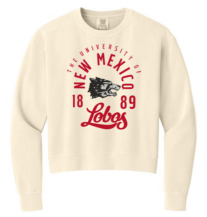 Comfort Colors Women's Garment-Dyed Mid-Length Crewneck Sweatshirt