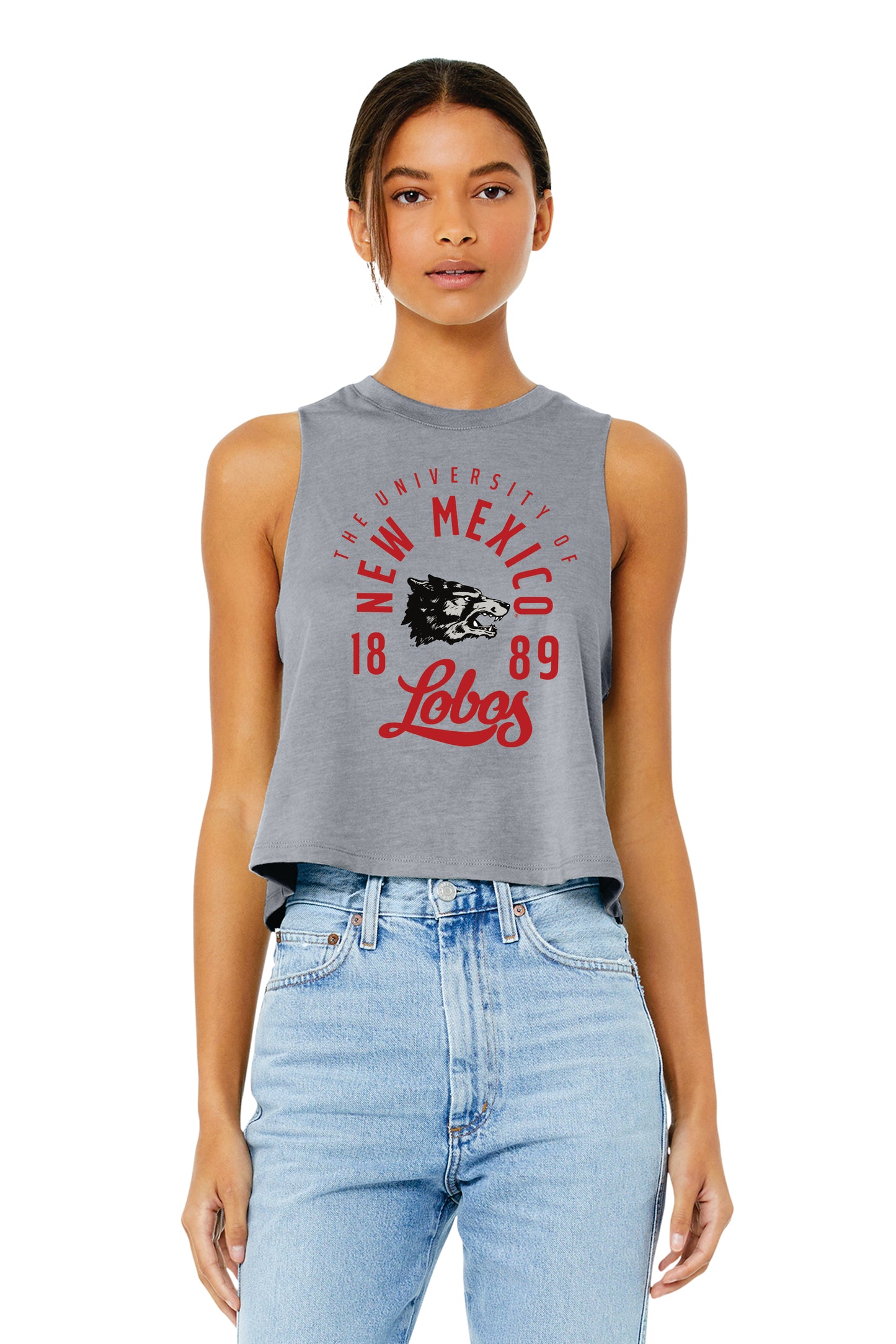 Bella + Canvas Women's Racerback Cropped Tank