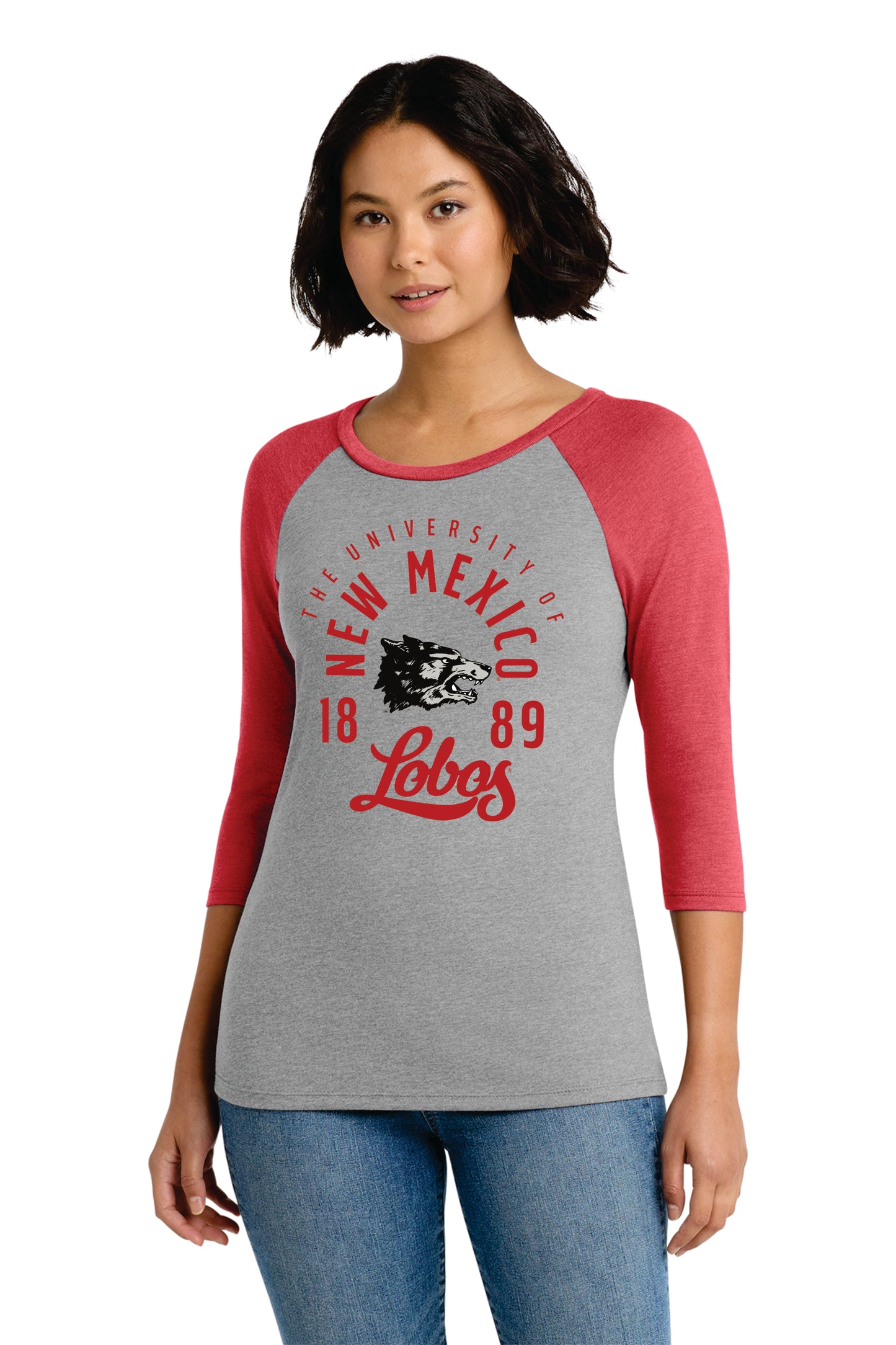 District Women’s Perfect Tri 3/4-Sleeve Raglan