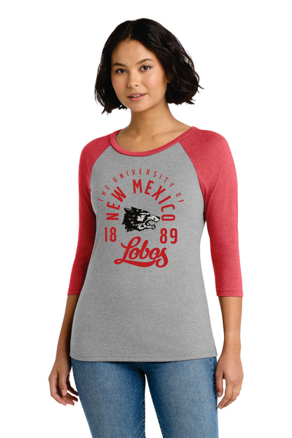 District Women’s Perfect Tri 3/4-Sleeve Raglan