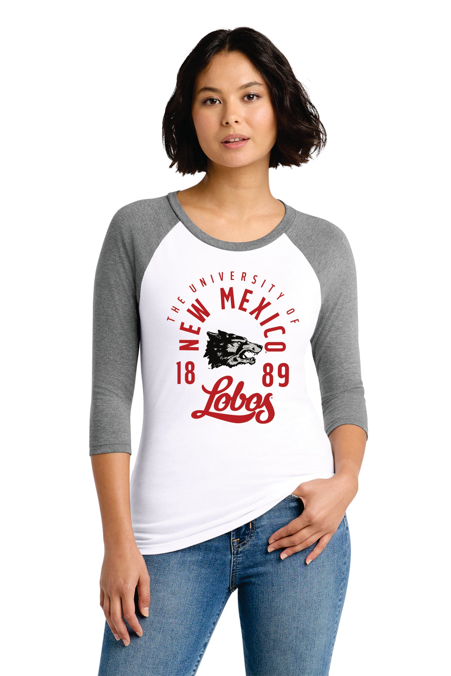 District Women’s Perfect Tri 3/4-Sleeve Raglan