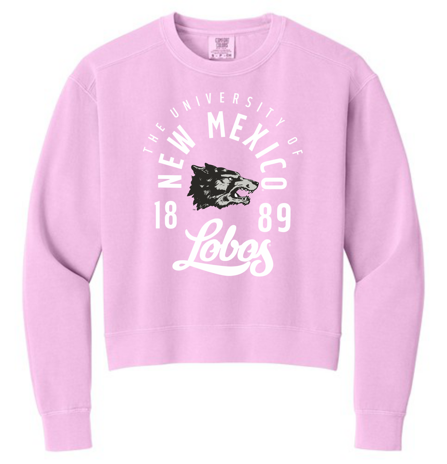 Comfort Colors Women's Garment-Dyed Mid-Length Crewneck Sweatshirt