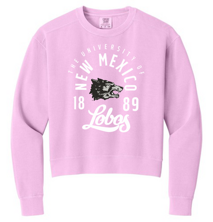 Comfort Colors Women's Garment-Dyed Mid-Length Crewneck Sweatshirt