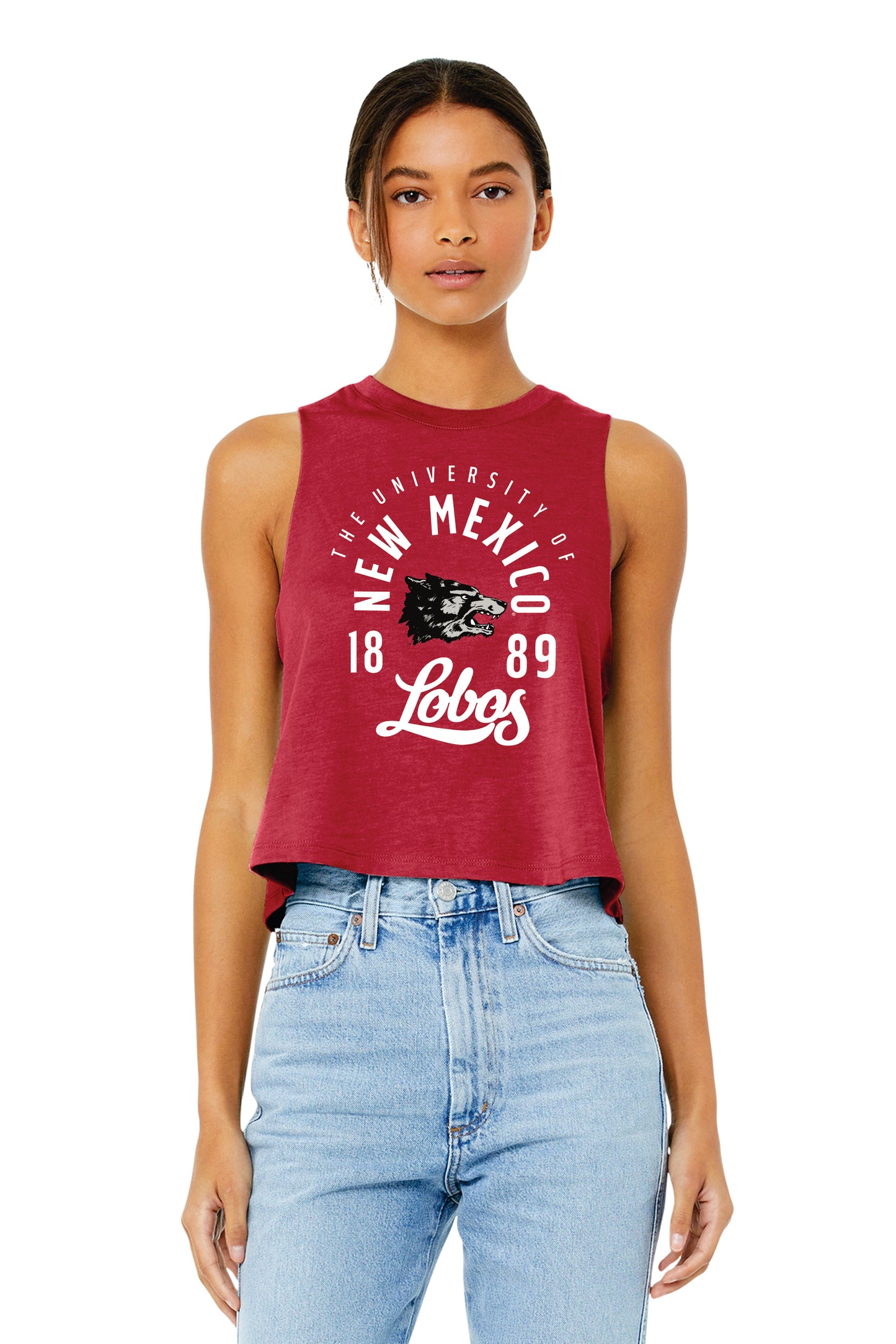 Bella + Canvas Women's Racerback Cropped Tank