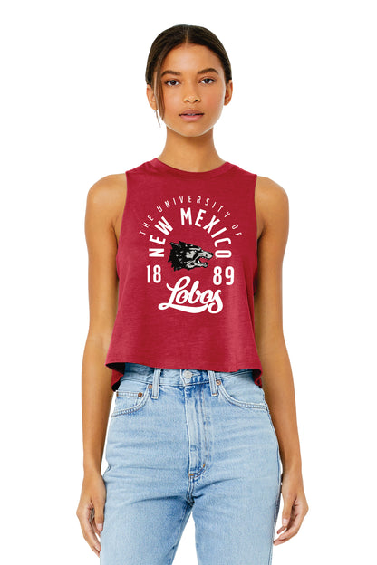 Bella + Canvas Women's Racerback Cropped Tank