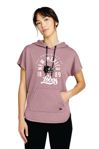 New Era Ladies Performance Terry Short Sleeve Hoodie