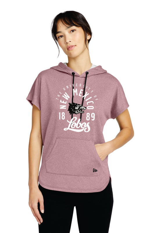 New Era Ladies Performance Terry Short Sleeve Hoodie