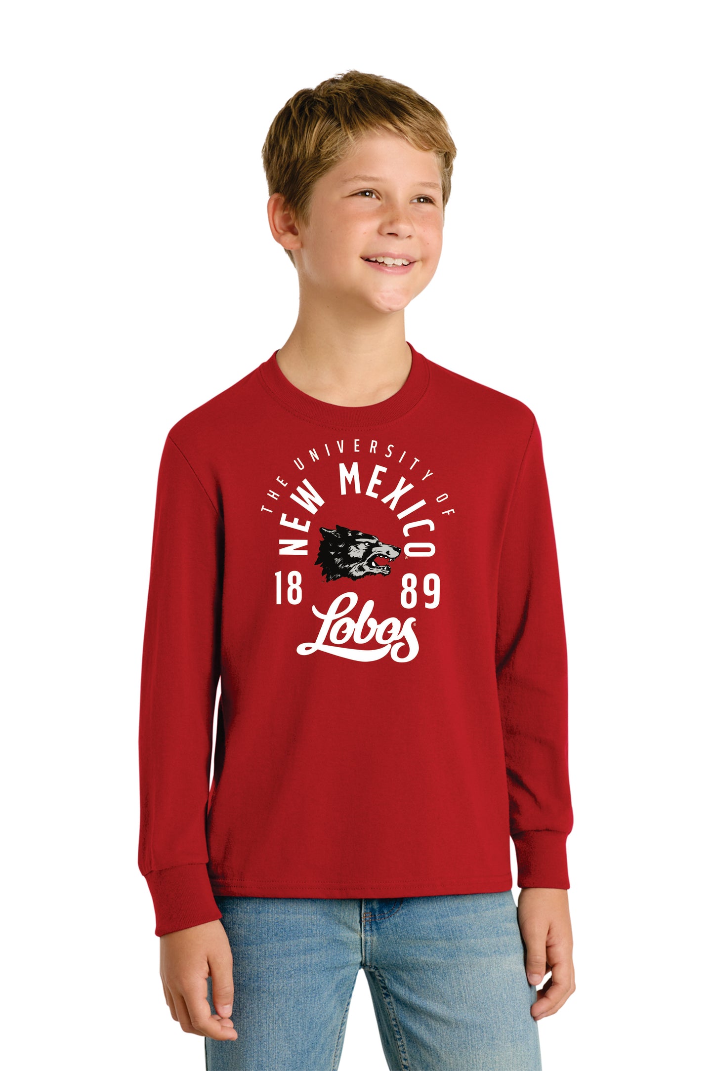 Youth Port & Company Long Sleeve Core Cotton Tee