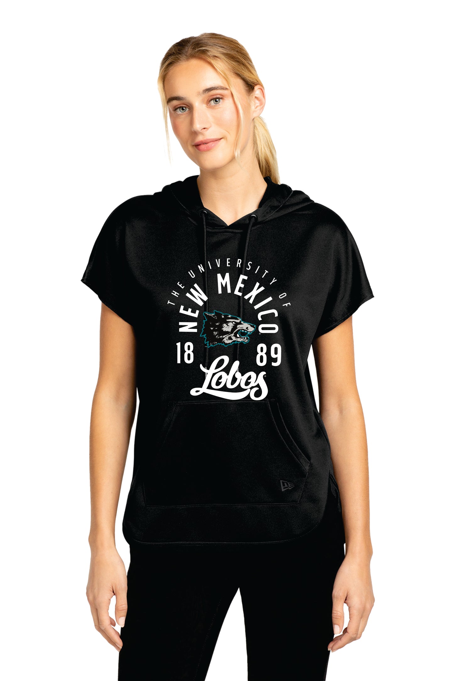 New Era Ladies Performance Terry Short Sleeve Hoodie