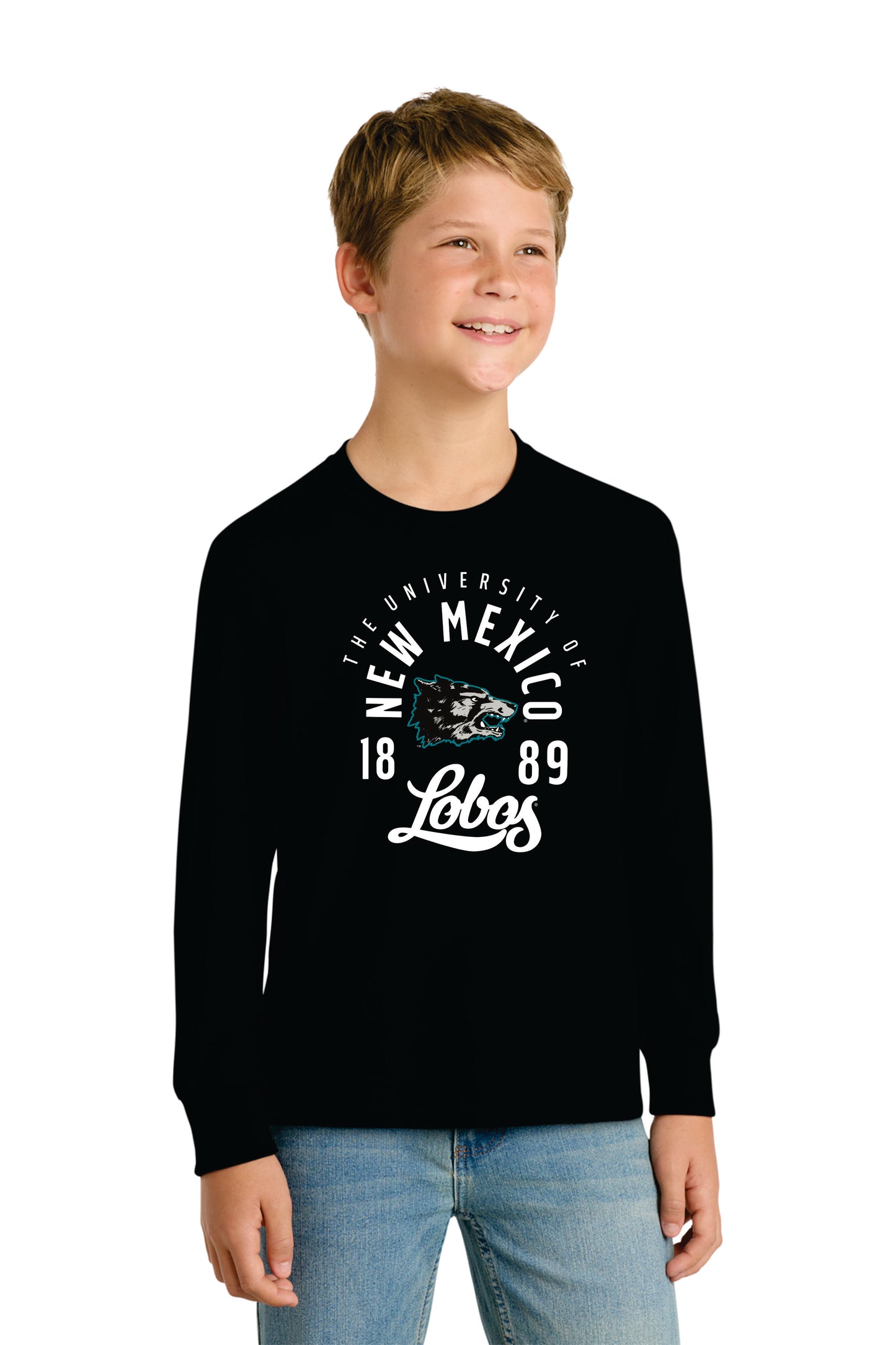 Youth Port & Company Long Sleeve Core Cotton Tee