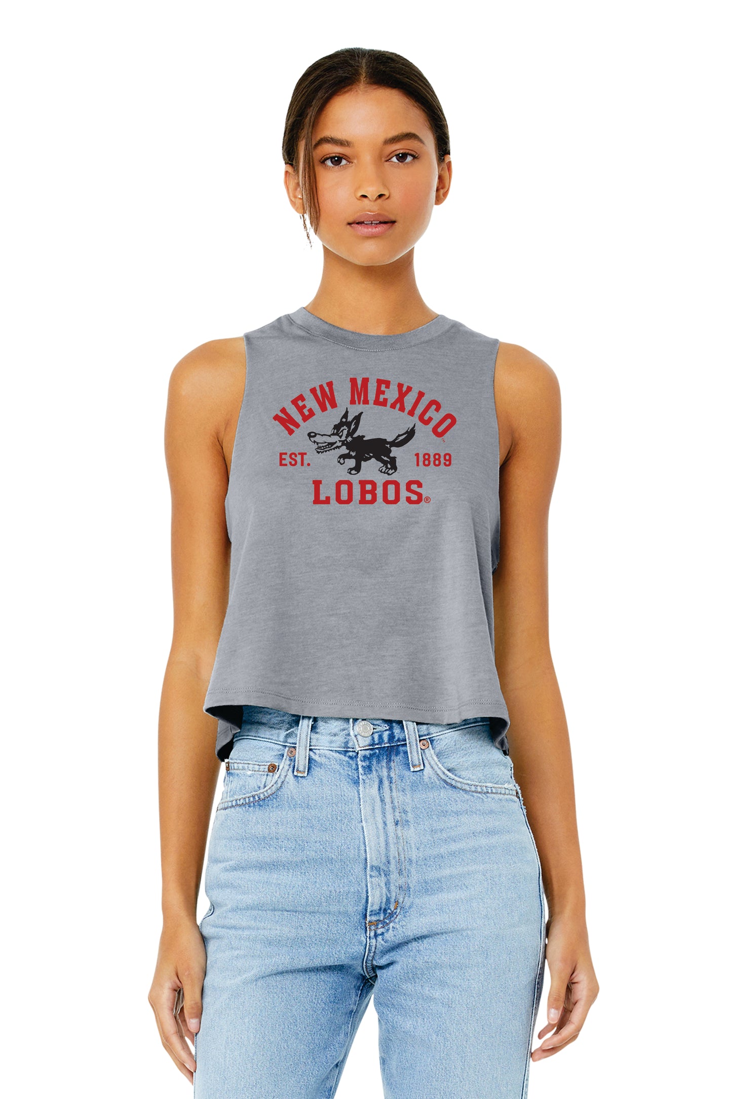 Bella + Canvas Women's Racerback Cropped Tank