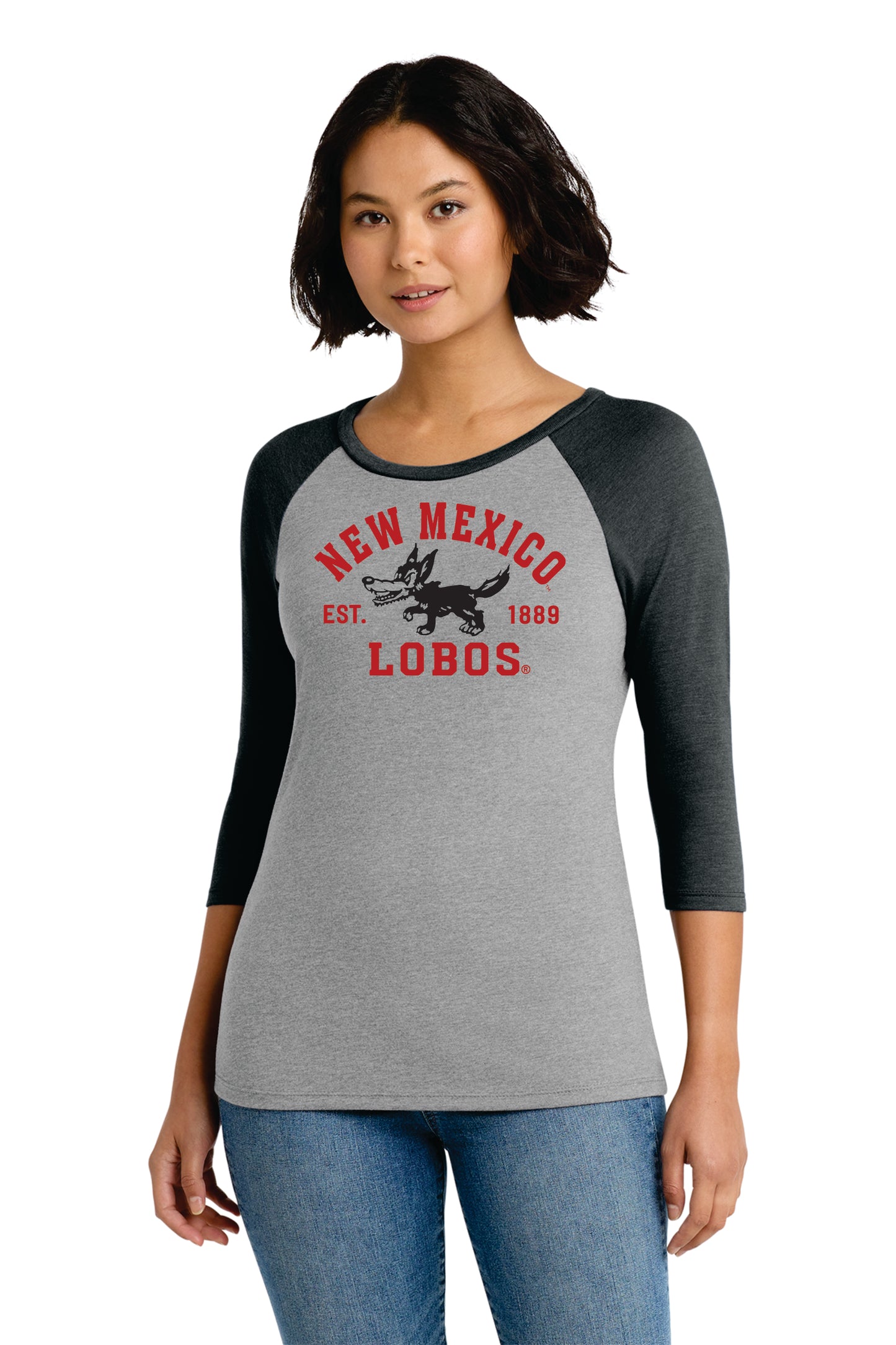 District Women’s Perfect Tri 3/4-Sleeve Raglan
