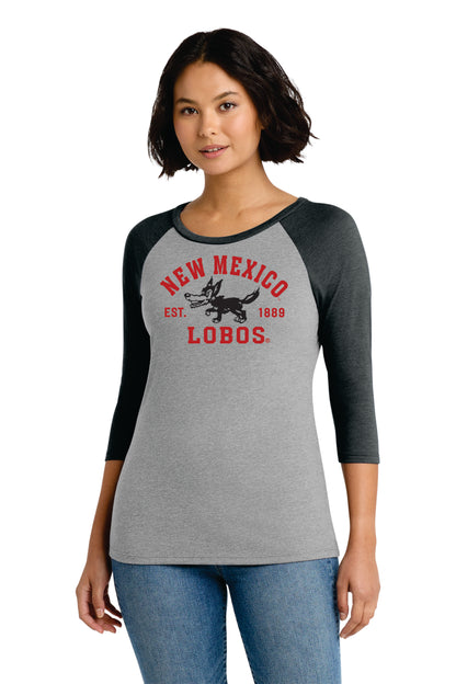 District Women’s Perfect Tri 3/4-Sleeve Raglan