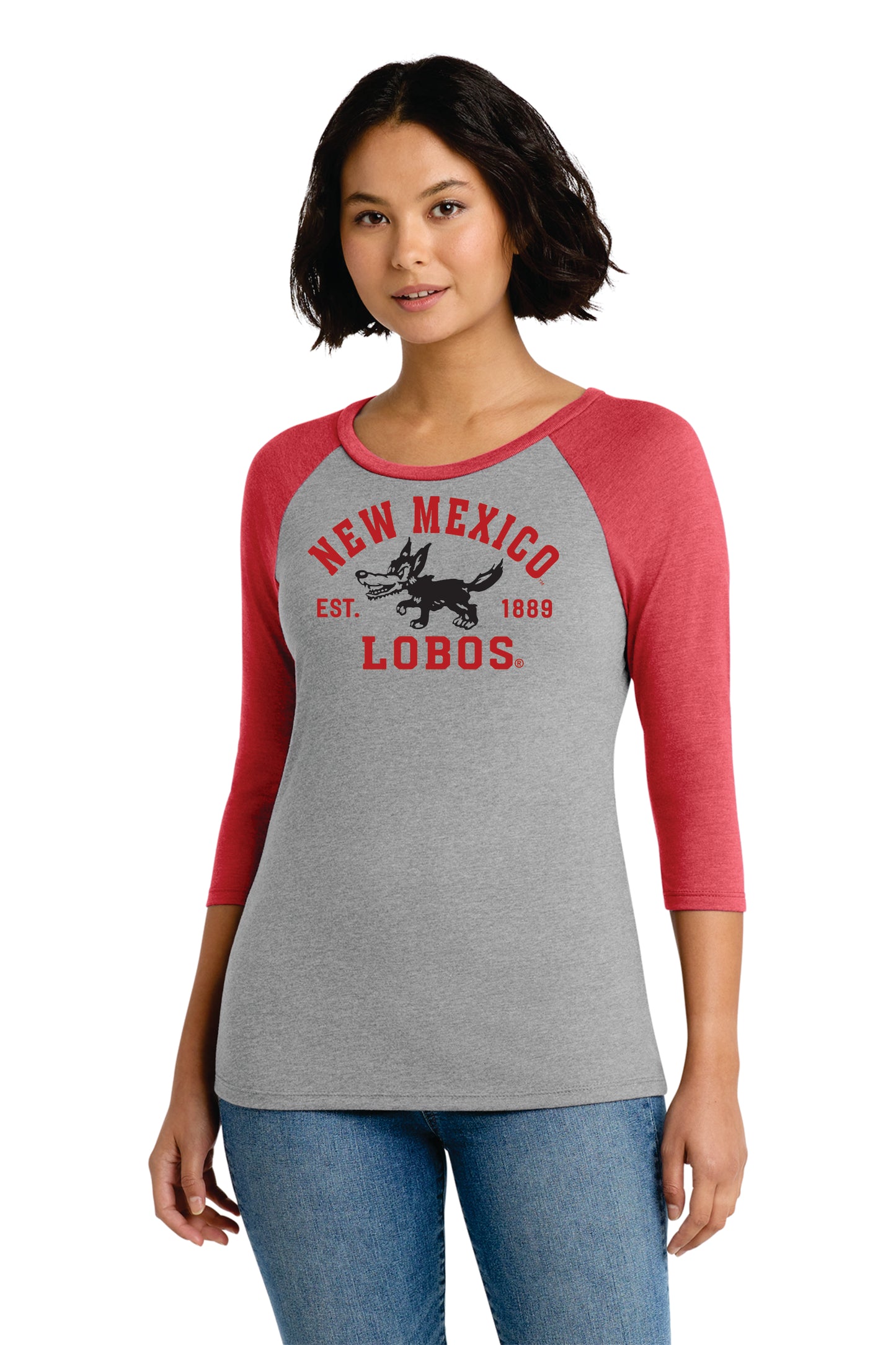 District Women’s Perfect Tri 3/4-Sleeve Raglan