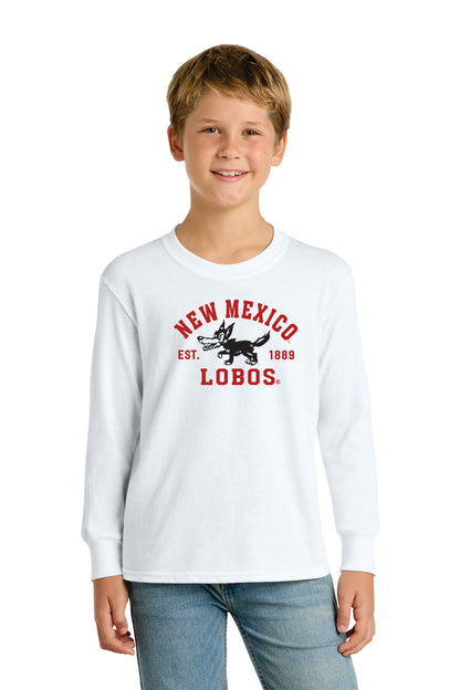 Youth Port & Company Long Sleeve Core Cotton Tee