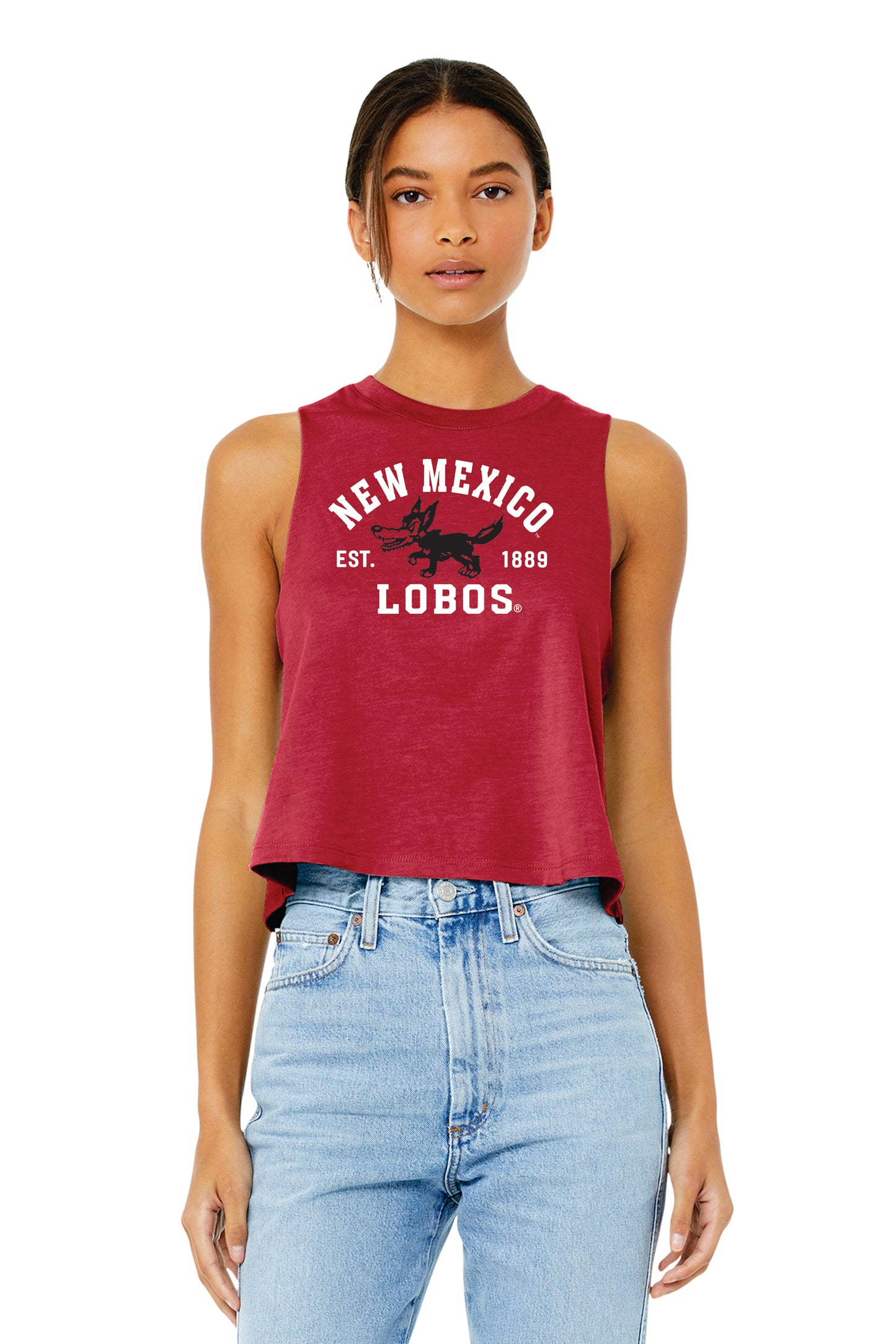 Bella + Canvas Women's Racerback Cropped Tank