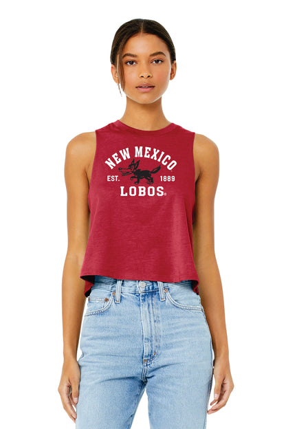 Bella + Canvas Women's Racerback Cropped Tank