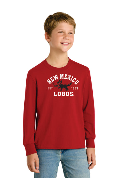 Youth Port & Company Long Sleeve Core Cotton Tee